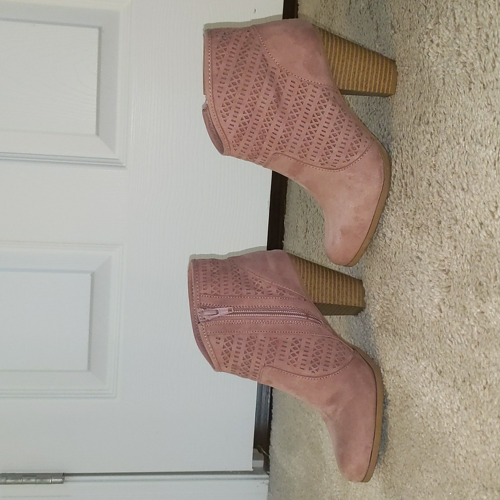 Nine West suede booties